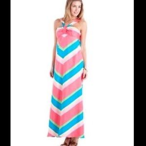 Lilly Pulitzer Melissa Turquoise Maxi Dress